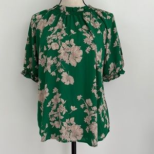 Siena Sky Floral Blouse